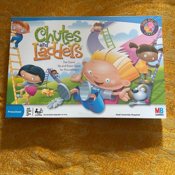 Hasbro-Chutes and Ladders Board Game-Classic challenges/learn along the way-NIB - Picture 4 of 5